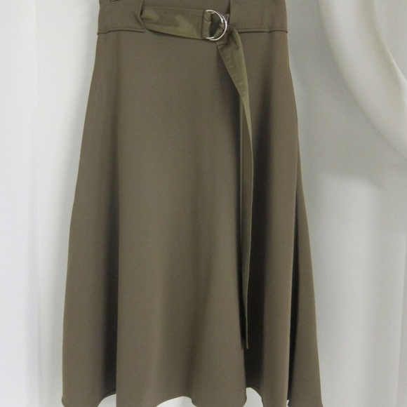 Vintage Long Army Green Celine Skirt